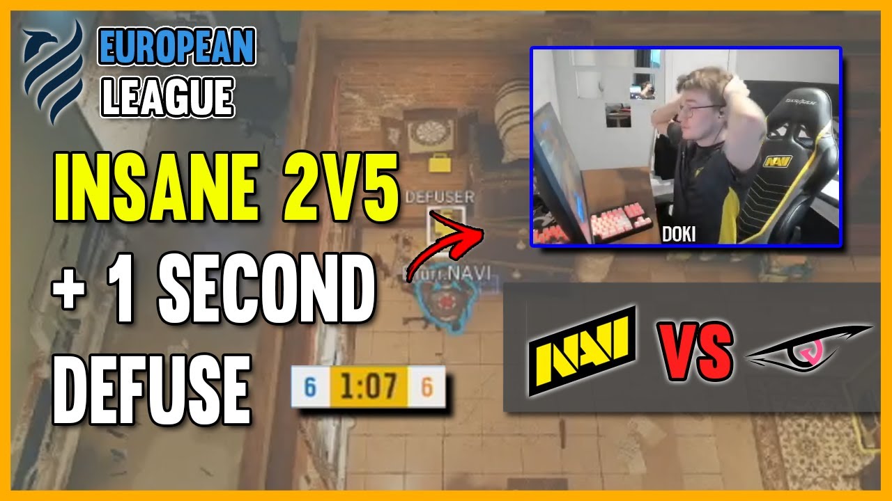 INSANE 2v5 FROM NAVI AND A VERY CLOSE DEFUSE - R6 EUL 2021 HIGHLIGHTS | BEST OF SIEGE