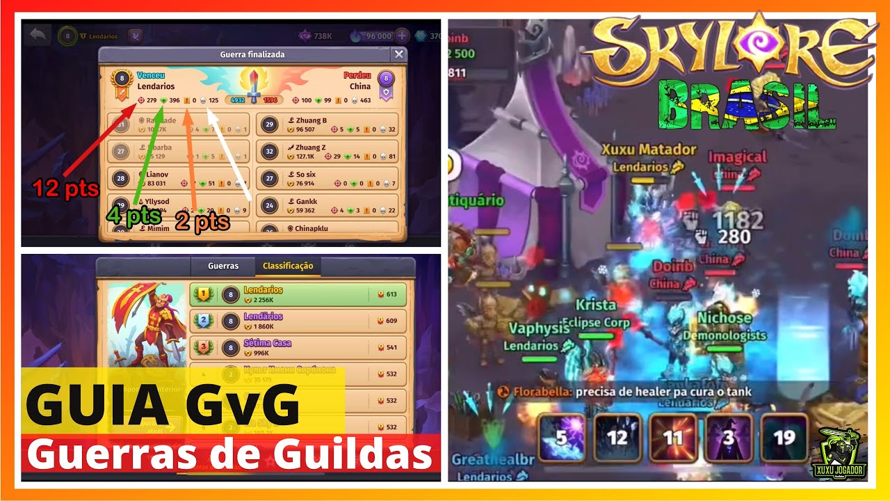 Skylore MMORPG丨Guia GvG - Aprenda a usar o sistema de Guerra de Guildas 😎