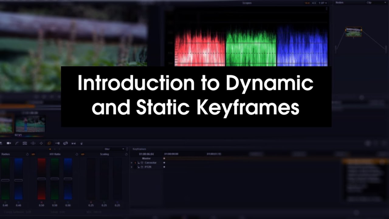DaVinci Resolve 9 - Introduction to Dynamic and Static Keyframes