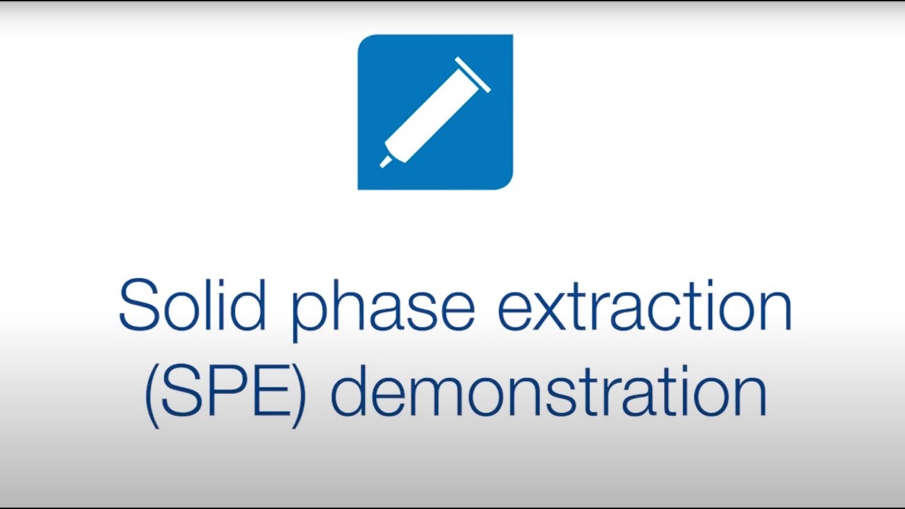 Solid phase extraction demonstration