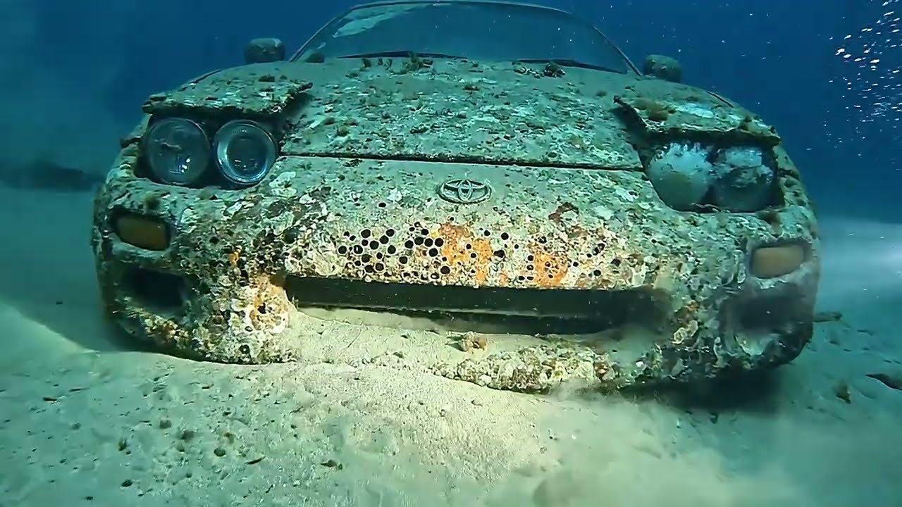 Toyota Supra MK4 &ndash; Sunken JDM Legend After Years | Underwater Discovery | Lost Machines Underwater