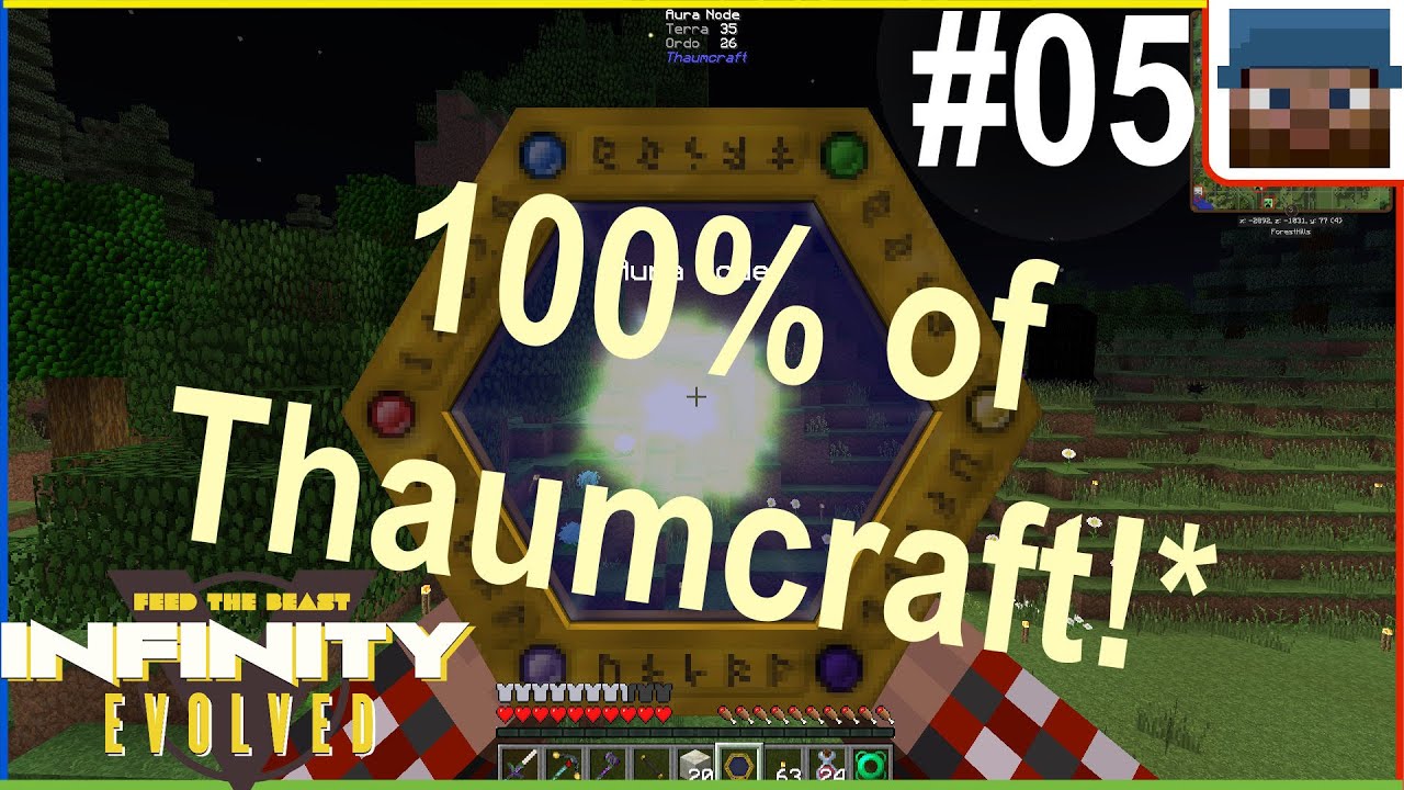 #05 &mdash; 100%* таумкрафта менее чем за 20 минут**! (FTB Infinity Evolved &mdash; режим эксперта)