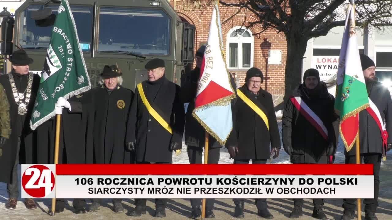 ❄️ Mimo mrozu, Kościerzyna pokazała gorące serce i pamięć! 

106. rocznica powrotu do Polski to nie