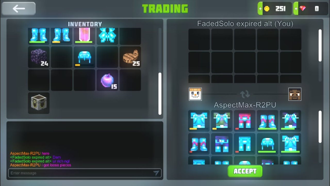 Best gift from Aspect max (Planet of Cubes/ Planet Craft)