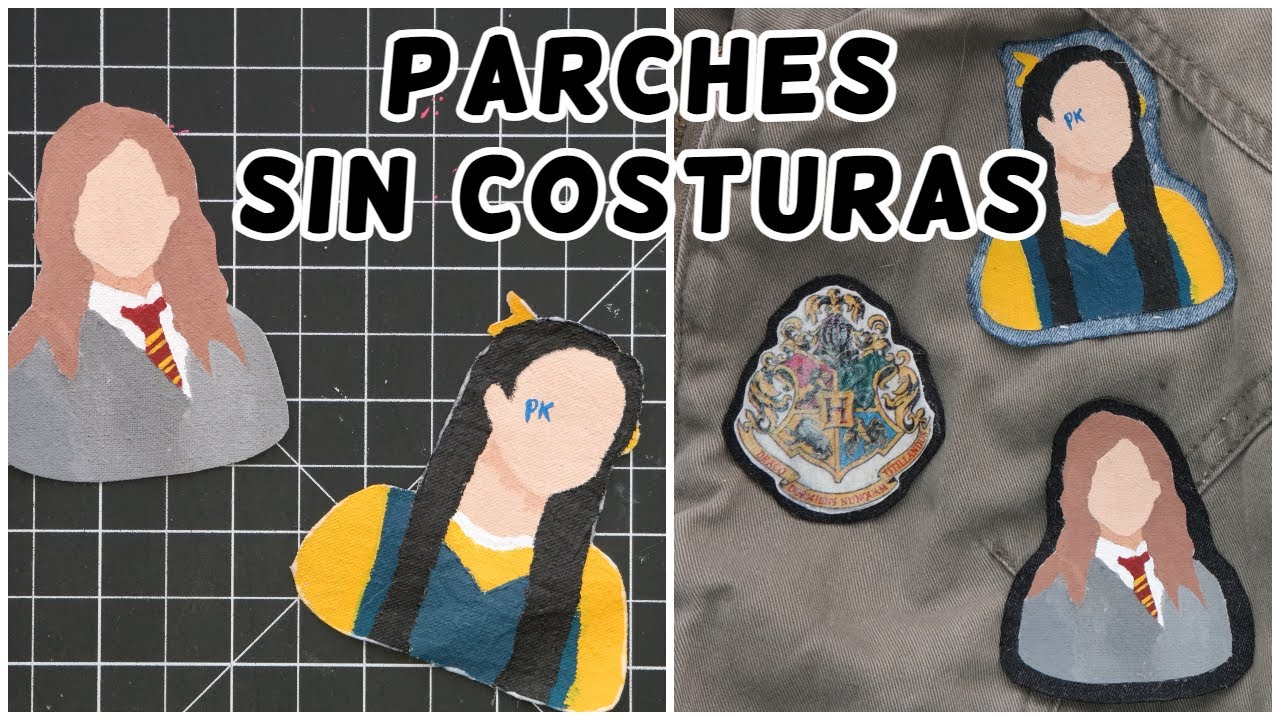 Parches para ropa SIN BORDAR / cómo hacer parches sin bordar | Ame Mayén