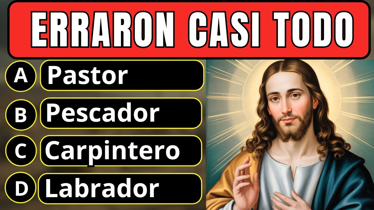 QUIZ EVANGELIO DE MARCOS CON 50 PREGUNTAS DE LA BIBLIA /RETO BIBLICO DIVERTIDO