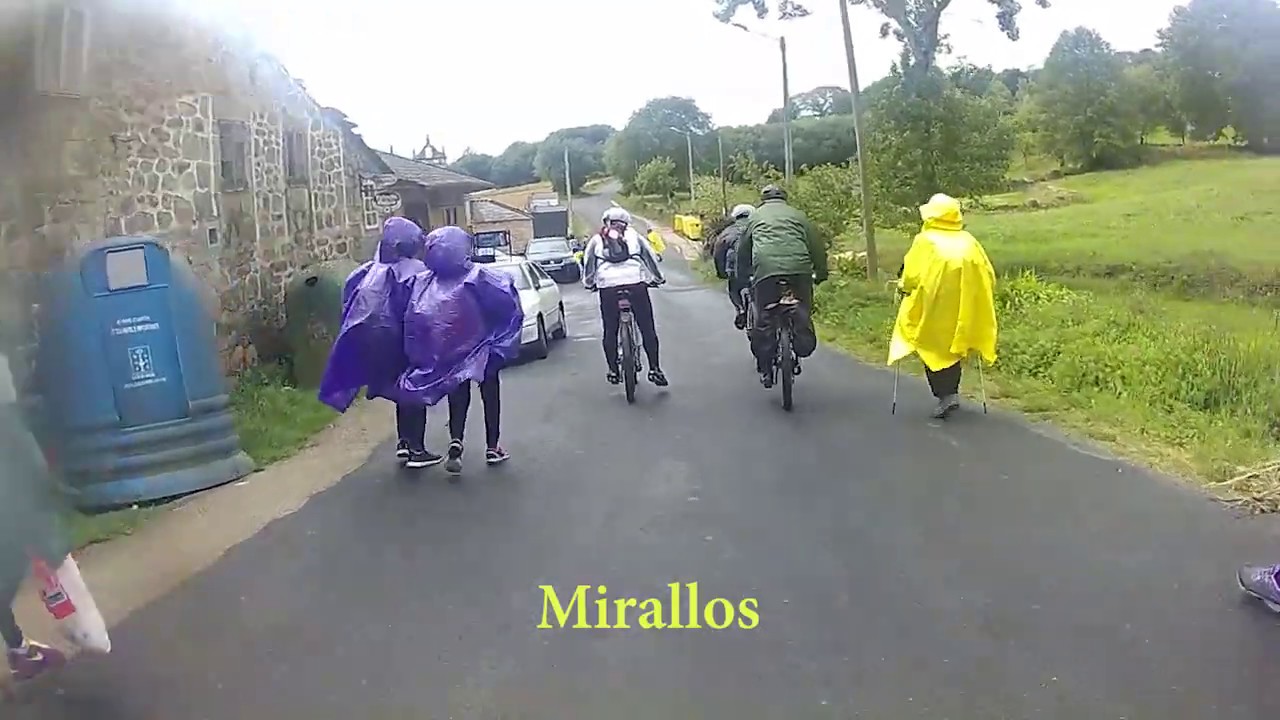 Camino de Santiago en bicicleta Mayo 2017 Etapa4  Triacastela-Portomarín
