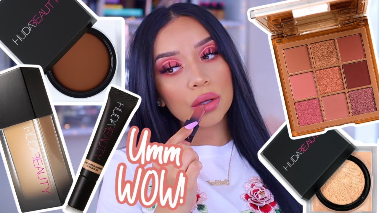 FULL FACE OF HUDA BEAUTY MAKEUP TUTORIAL | HITS & MISSES! ohmglashes
