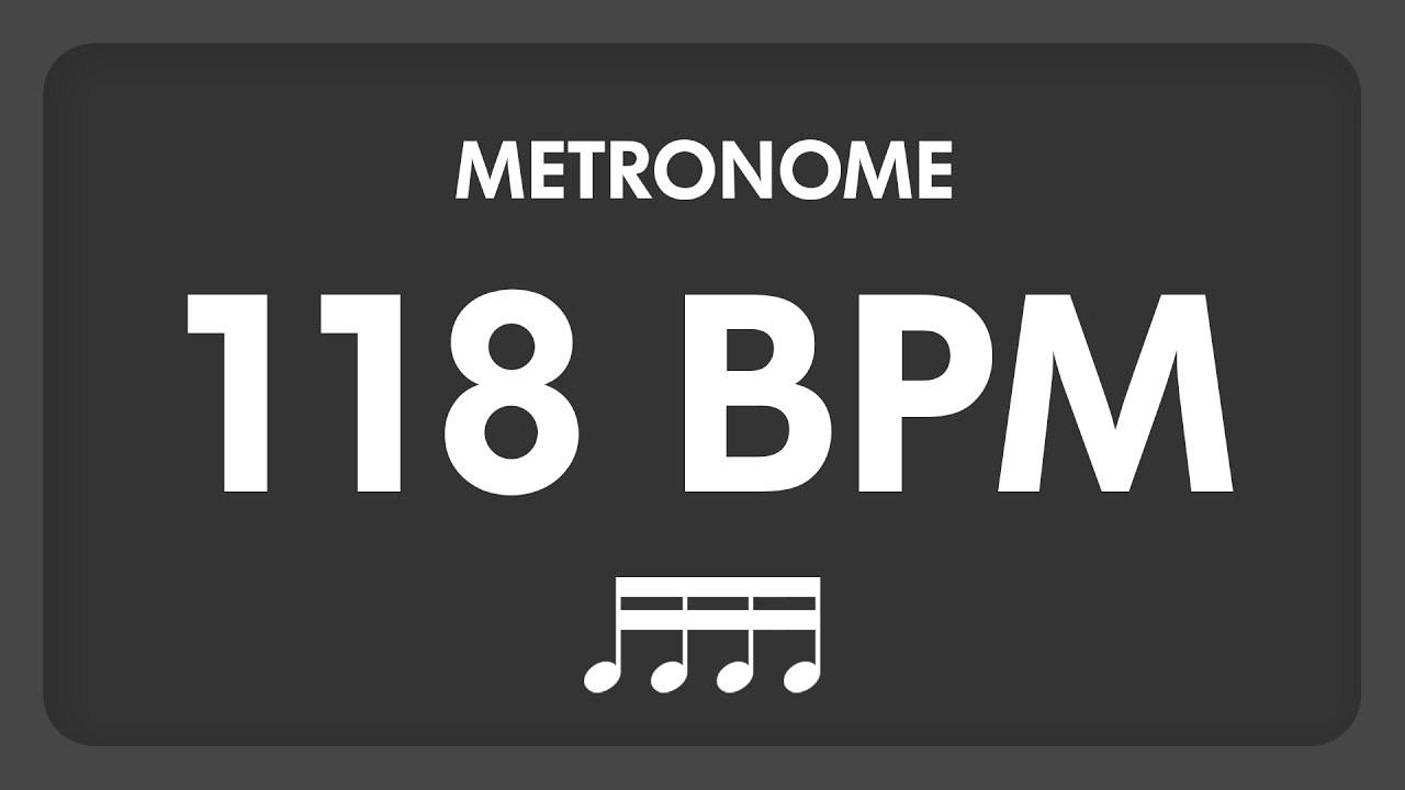 118 BPM - Metronome - 16th Notes
