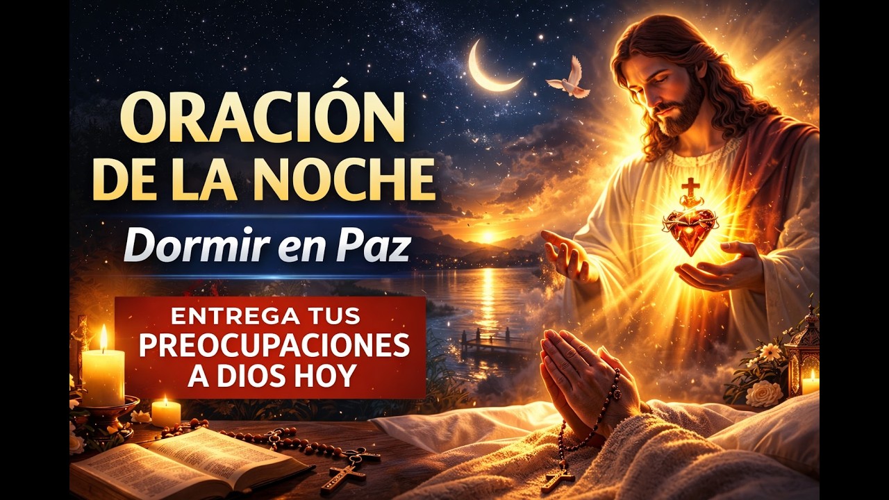 Oración de la Noche para Dormir en Paz   Entrega tus Preocupaciones a Dios Hoy