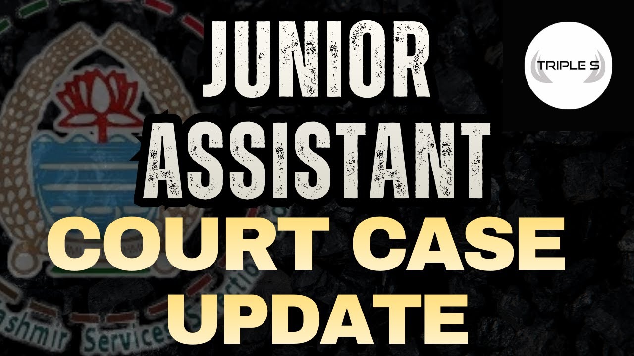 Junior Assistant Court Case Update @TripleSClasses