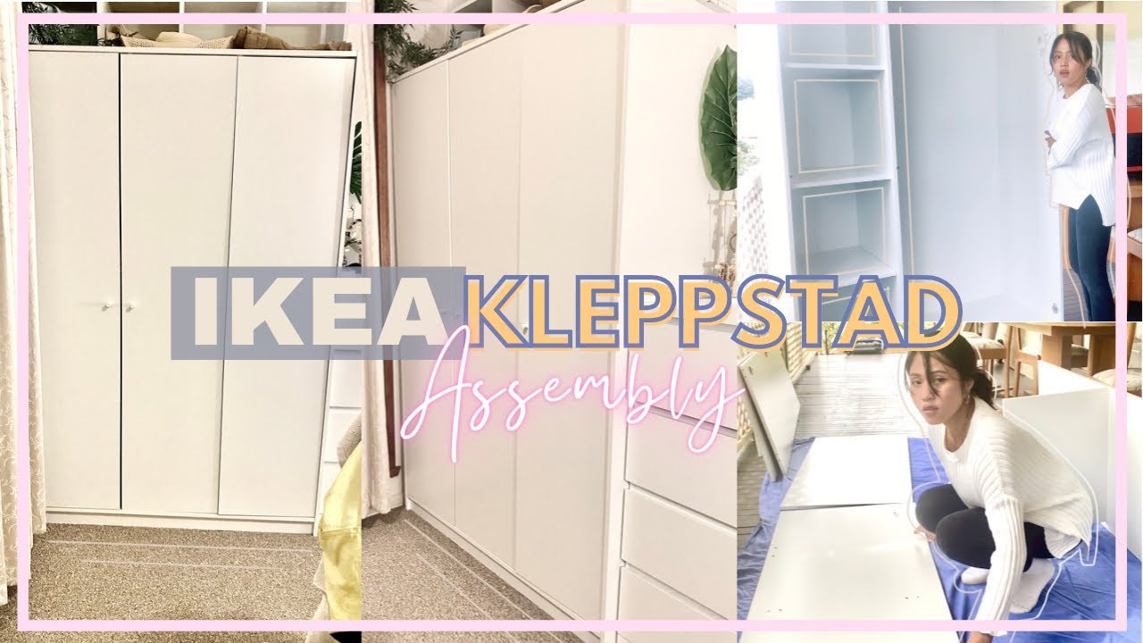 IKEA KLEPPSTAD WARDROBE ASSEMBLY | DIY | Angiebuean