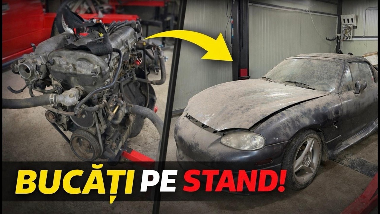MX-5 NB: Desfacem motorul și îl punem pe stand | Episodul 4