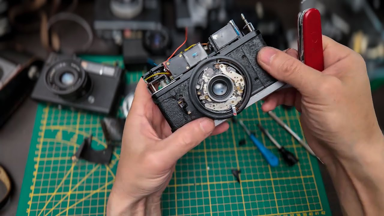 Why Do I Take Apart Old Cameras and Wash Clock Gears in a Dishwasher?