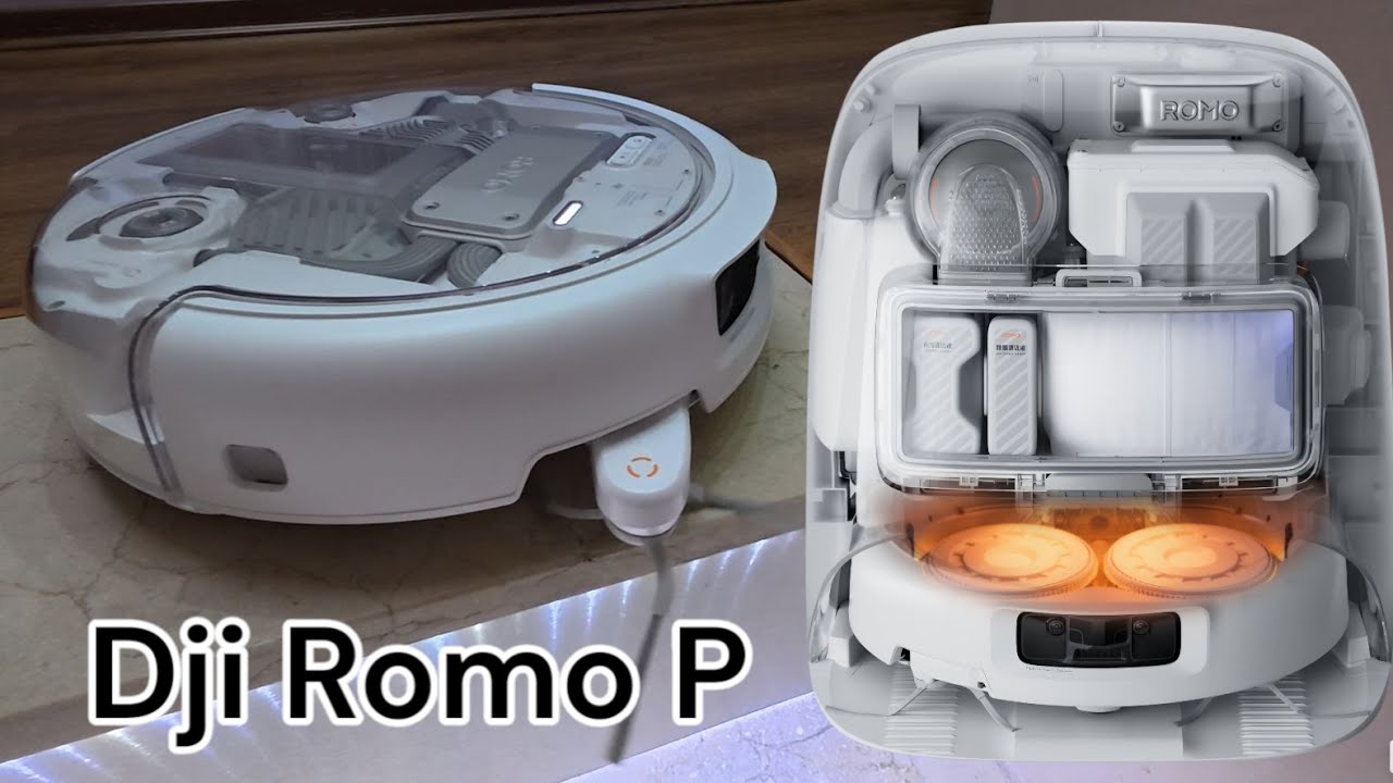 Robot sprzątający DJI ROMO P recenzja i test bardzo mocnego robota który odkurza, myje i monitoruje