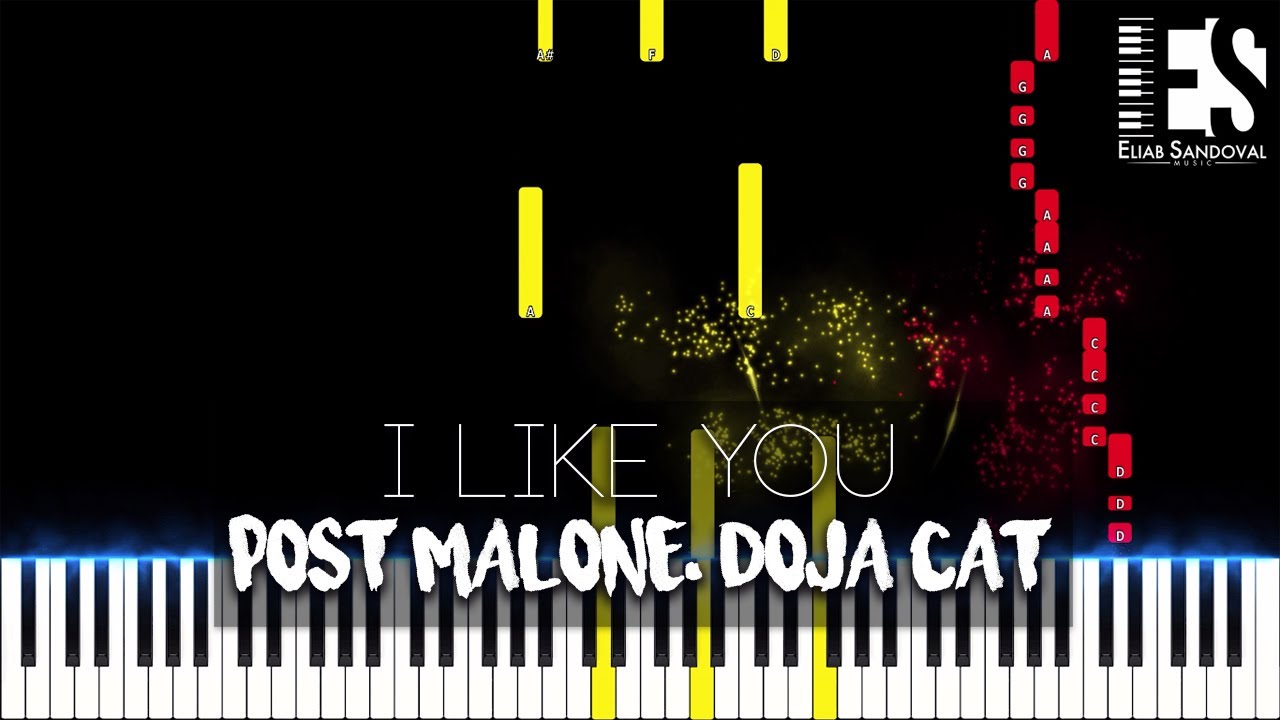 I Like You (A Happier Song) - Post Malone, Doja Cat (Piano Tutorial) | Eliab Sandoval