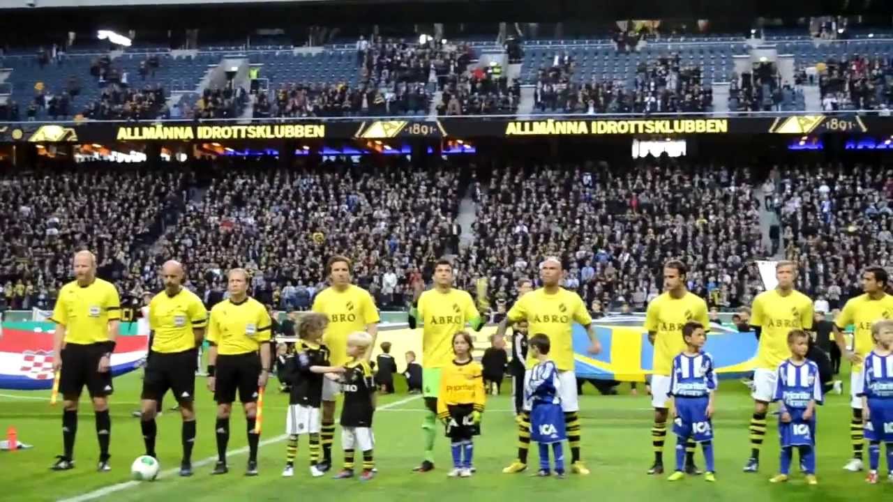 AIK - Göteborg 2013 (3-1) - Ivan Turina RIP - Tifo + Match