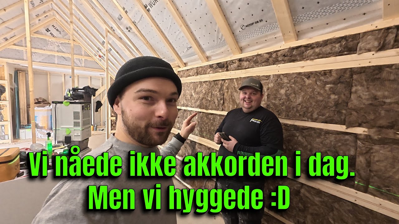 Vi laver Fermacell og jeg har målt forkert. IGEN