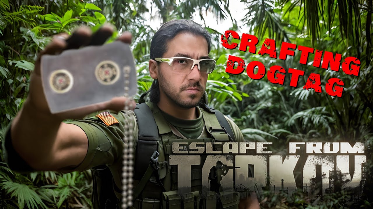 Fabrication d'un DOGTAG en argent dans le style Tarkov (Feat @SixOneZil ) pt1