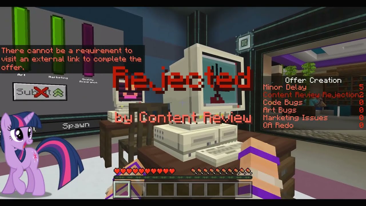 Twilight Sparkle Plays Minecraft Marketplace Creator Tycoon Part 1! (By Jigarbov Productions!)