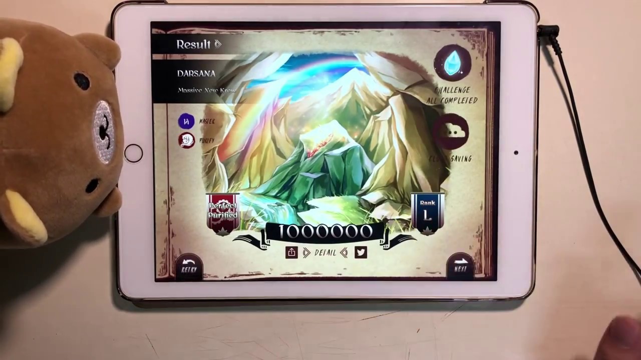 【花式上癮(ﾟ∀。)】DARSANA (Master 14) Perfect Purified!!!(feat.拉拉熊)【Lanota】