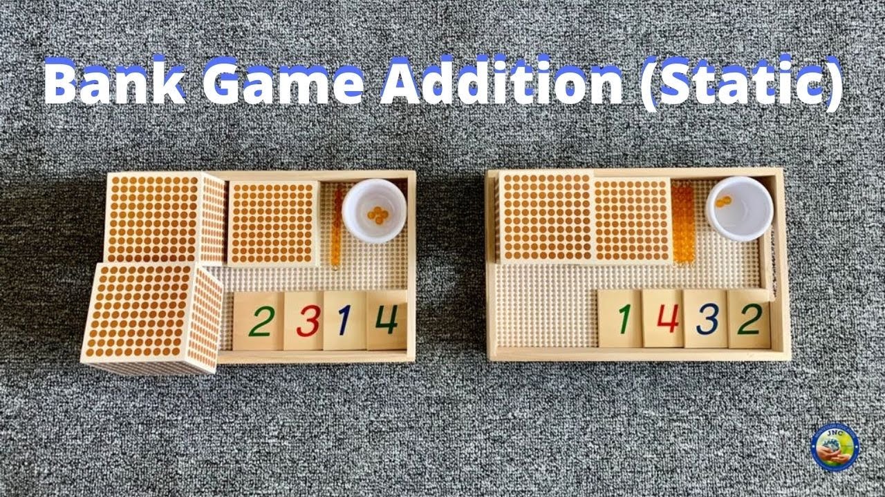 Bank game - Addition with the Golden beads (Static)
