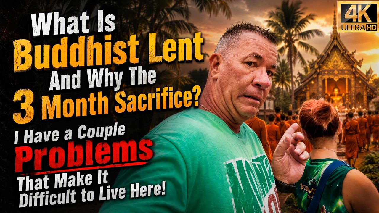 Buddhist Lent 3 Day Sacrifice! I Have A Couple Problems That Make It Difficult to Live In Thailand.