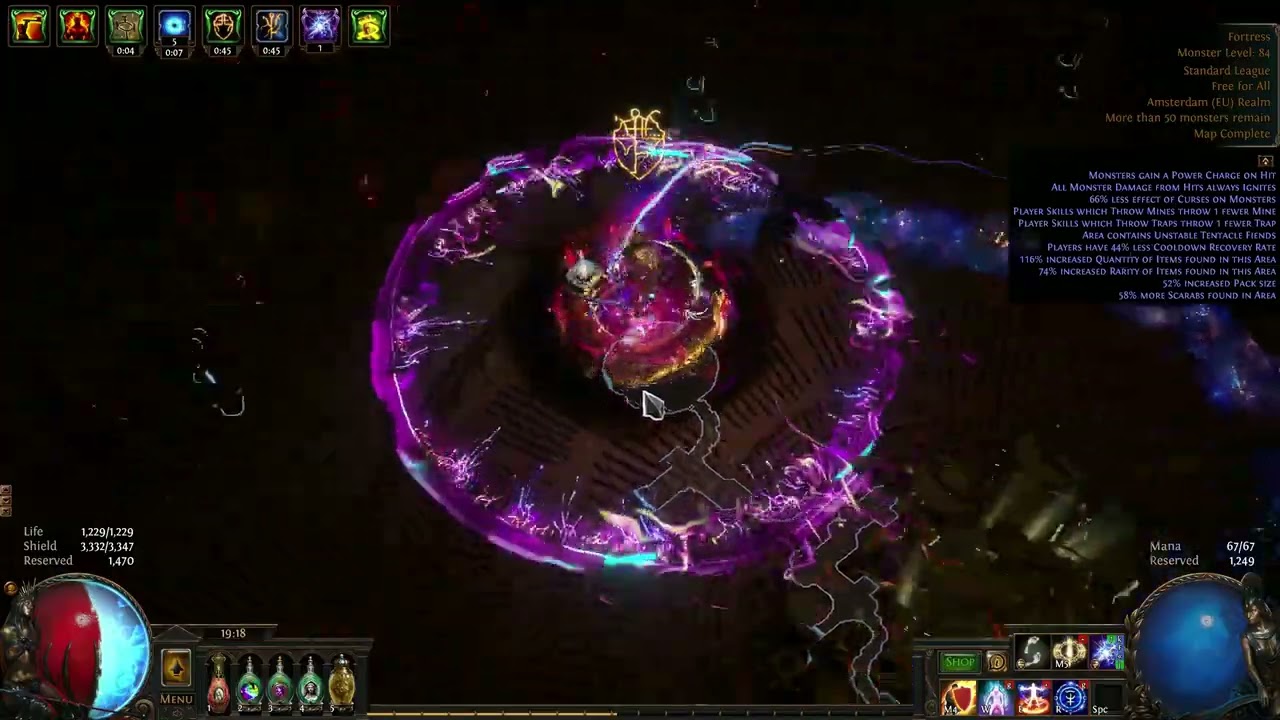 Path Of Exile 3.26 - Aurastack Spark inquisitor