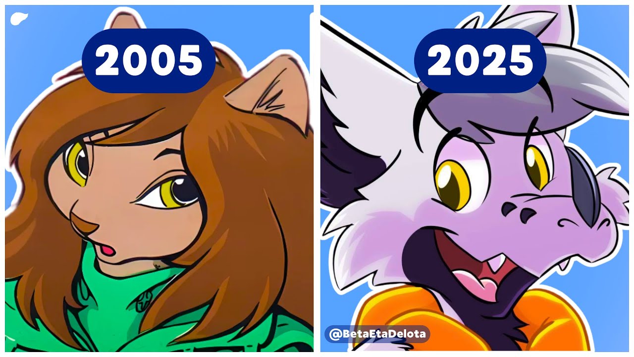 Arte Furry: &iquest;Que TANTO cambi&oacute; en el tiempo?