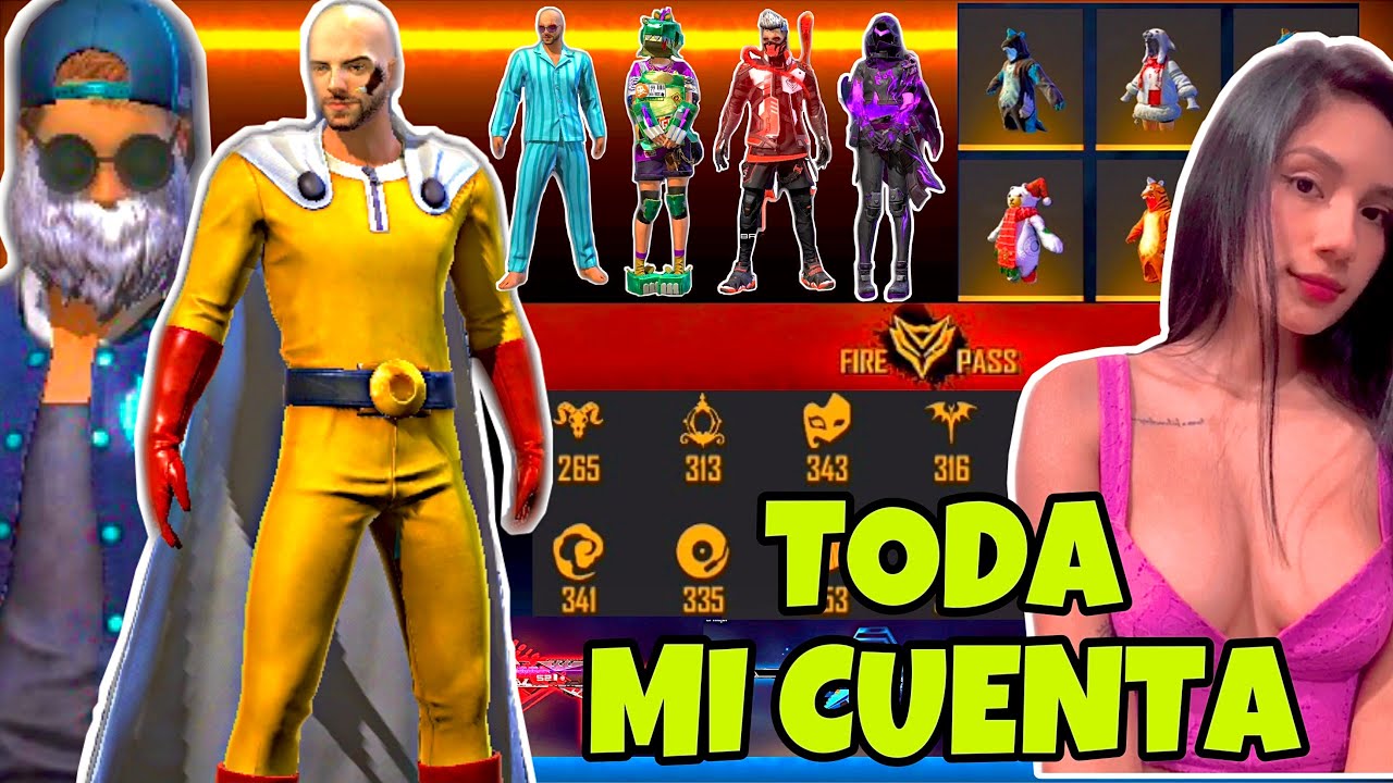 ASMR || TE MUESTRO TODO LO QUE TENGO EN MI CUENTA DE FREEFIRE (SUSURROS)