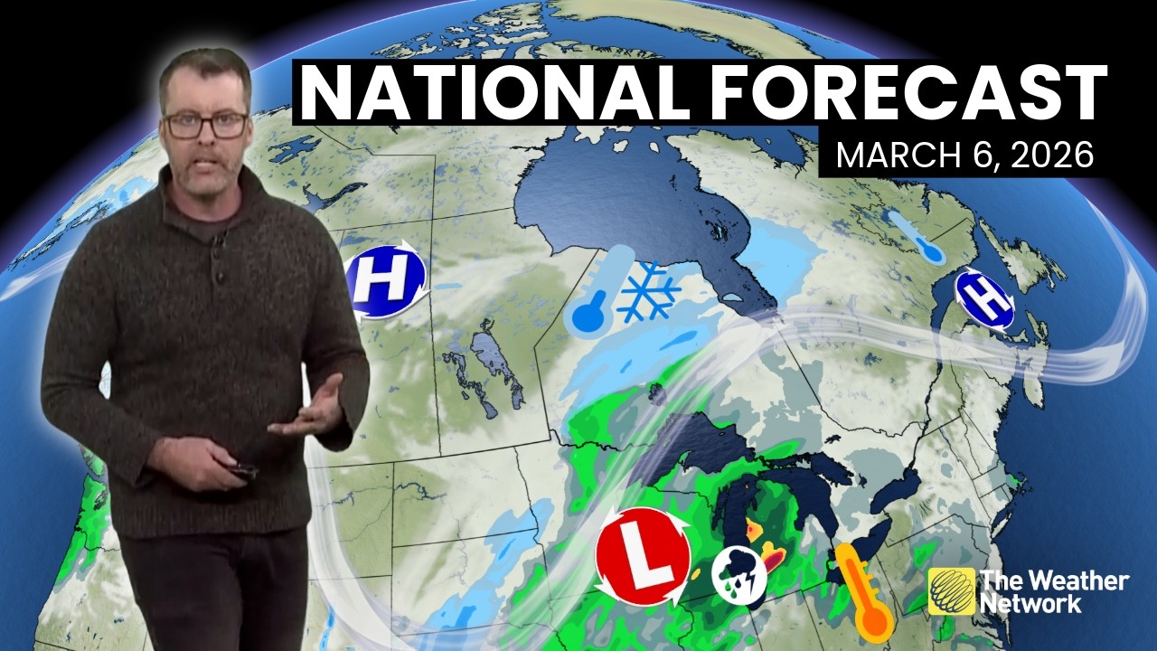 Canada's National Forecast - March 6, 2026 | #WeatherAM