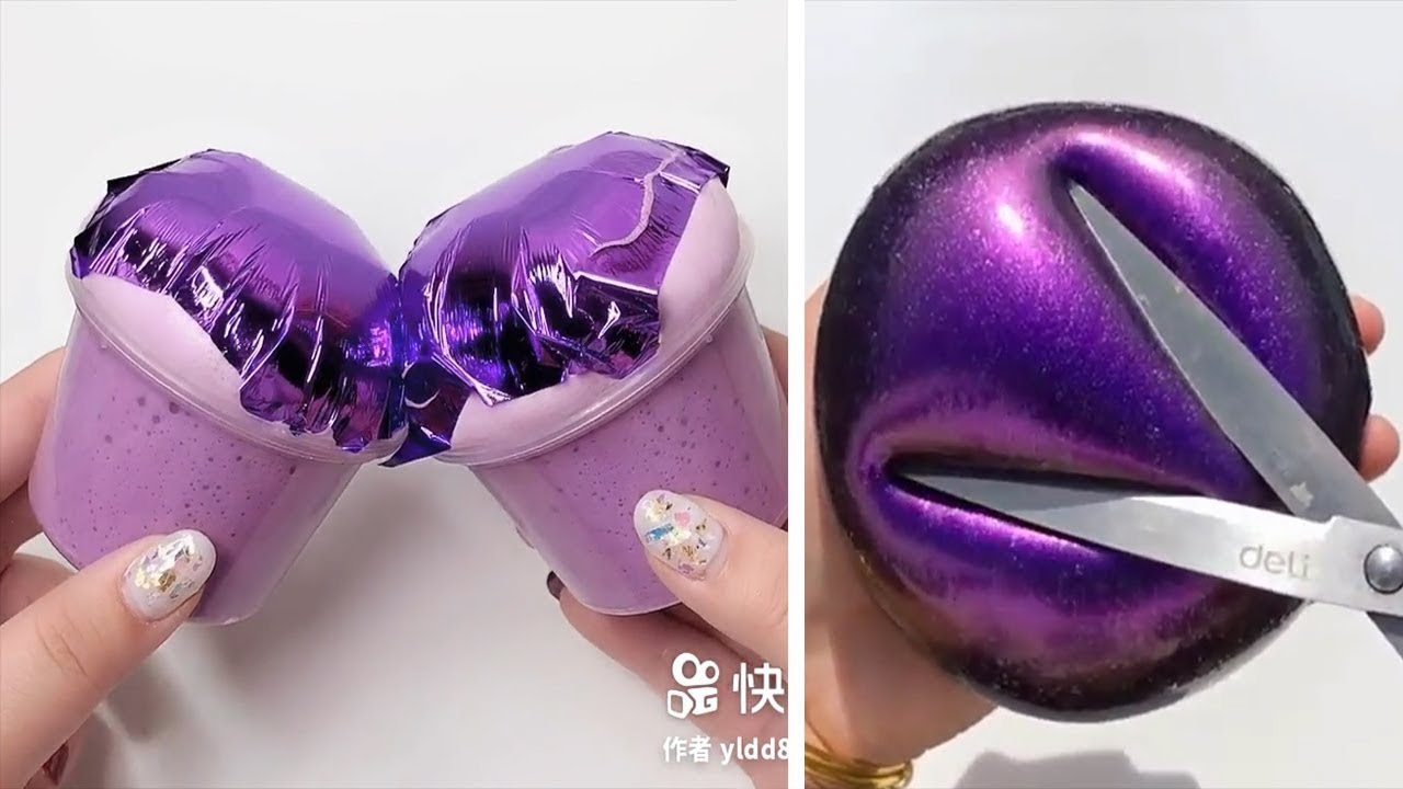 V&iacute;deos de Slime: Satisfat&oacute;rio & Relaxante | Nuevo Slime 2020 | Satisfying Crunchy Slime ASMR 2020