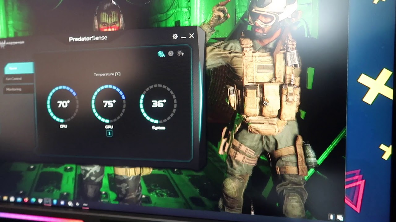 PREDATOR ORION 3000 TEMPERATURE LEVELS PLAYING WARZONE OR ANY GAMES