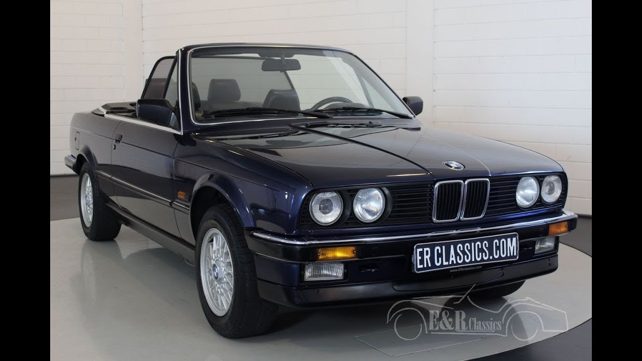 BMW 320i E30 cabriolet 1988 -VIDEO- www.ERclassics.com