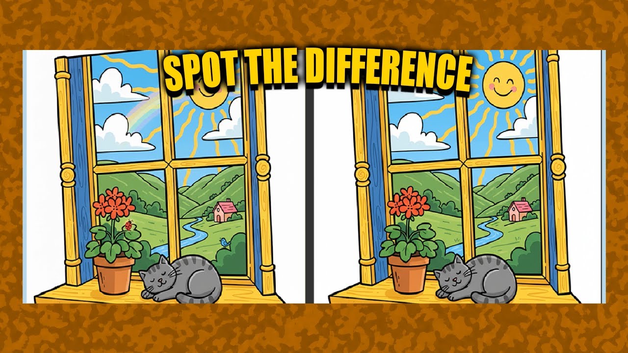 puzzle game , spot the difference