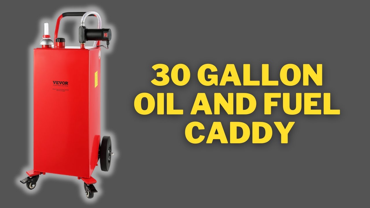 Vevor 30 Gallon Gasoline/Oil/ Diesel Caddy with 12v Pump - Review