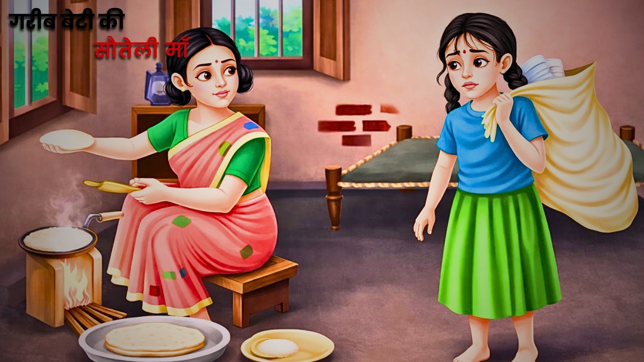 गरीब लड़की की सौतेली माँ  | GARIB LADKI KI SAUTELI MA | HINDI KAHANI | CARTOON STORY | HINDI STORIES