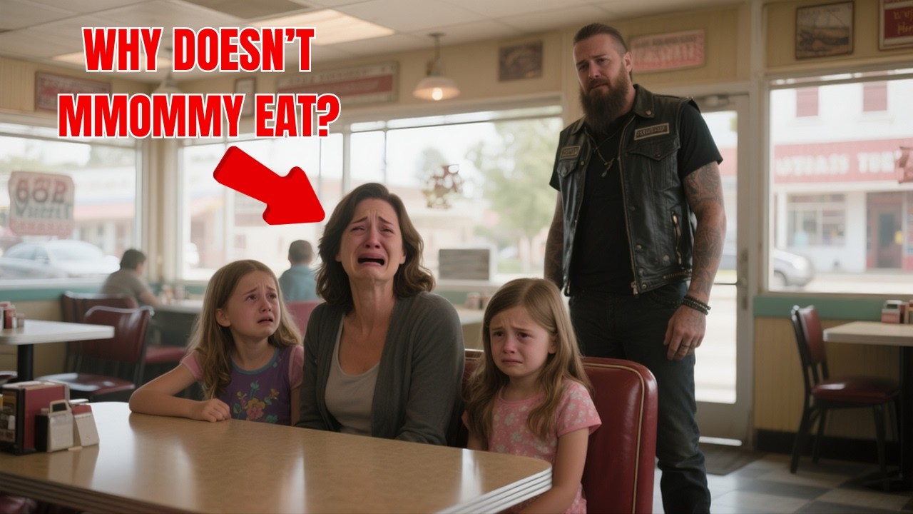 “Why Doesn’t Mommy Eat?” a Child Asked — The Words That Broke the Hells Angel’s Heart