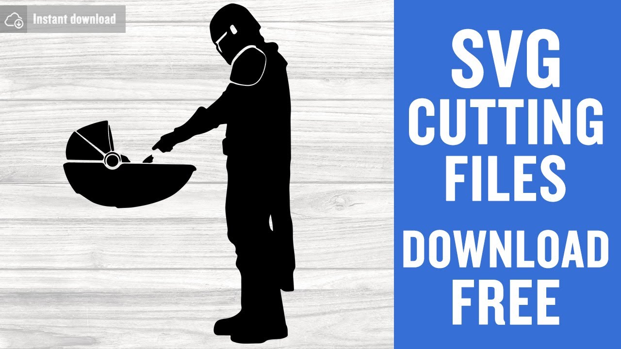 Mandalorian Baby Yoda Svg Free Cut File for Cricut