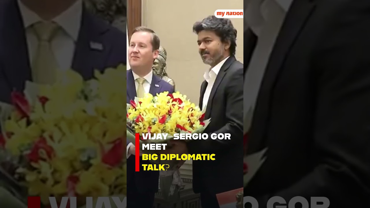 Vijay Holds Key Talks With US Envoy Sergio Gor At Chennai Secretariat | My Nation