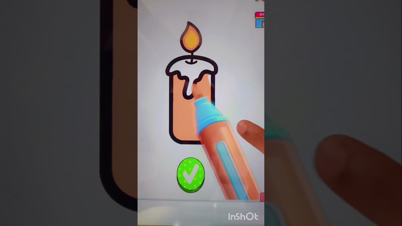 colourful candle 🤩