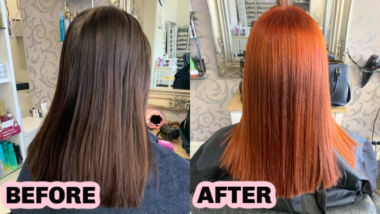BRUNETTE TO REDHEAD! l Moriah Shae