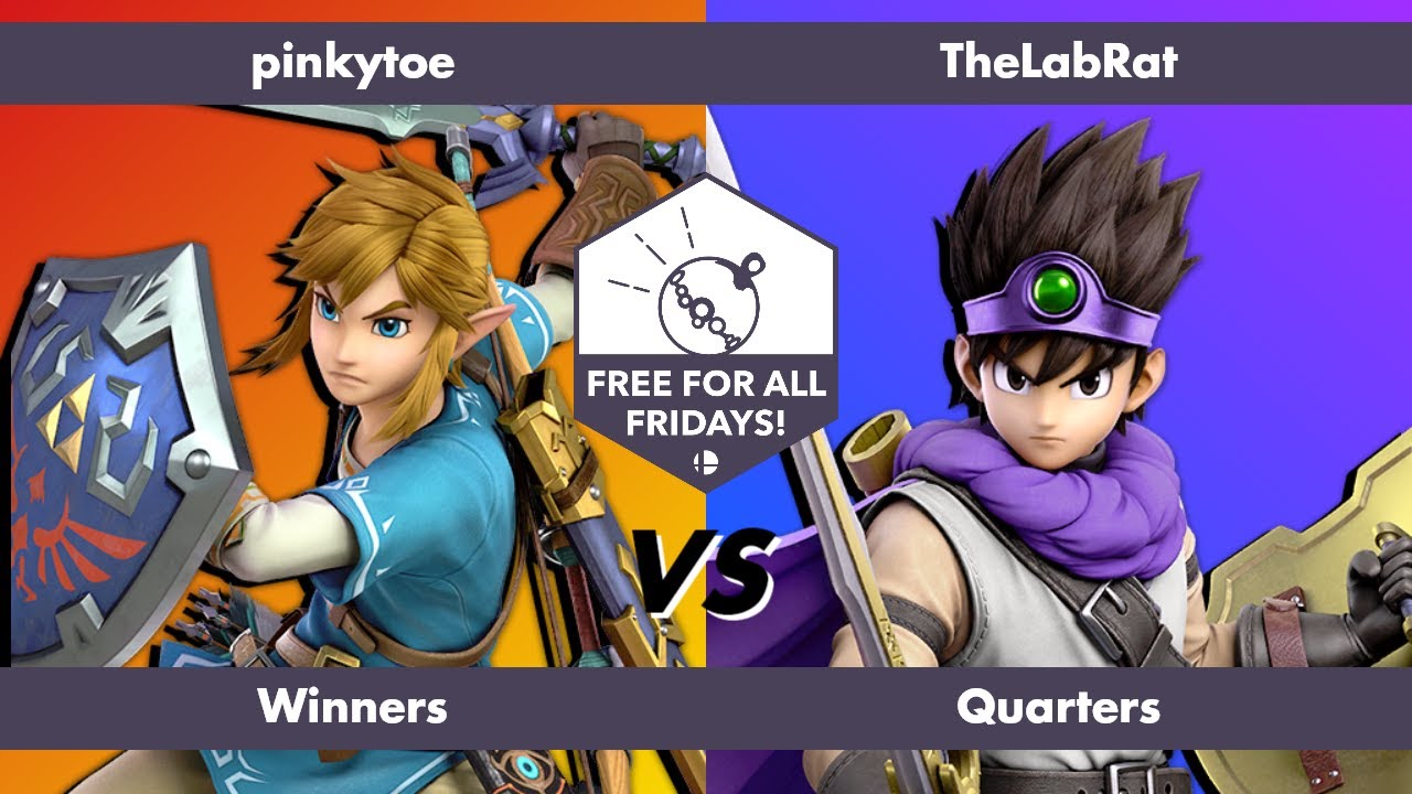 Free for All Fridays 78 Winners Quarters: pinkytoe (Link) vs TheLabRat (Hero)