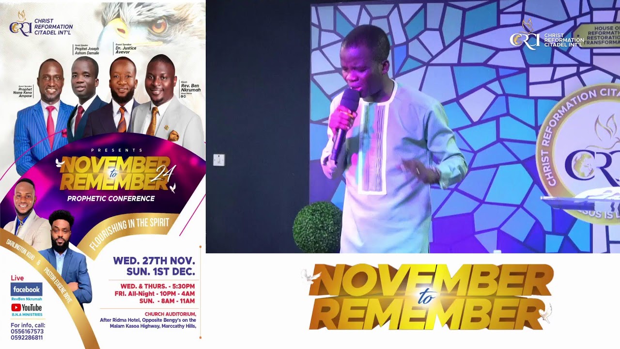 NOVEMBER TO REMEMBER PROPHETIC CONFRENCE - DAY 2