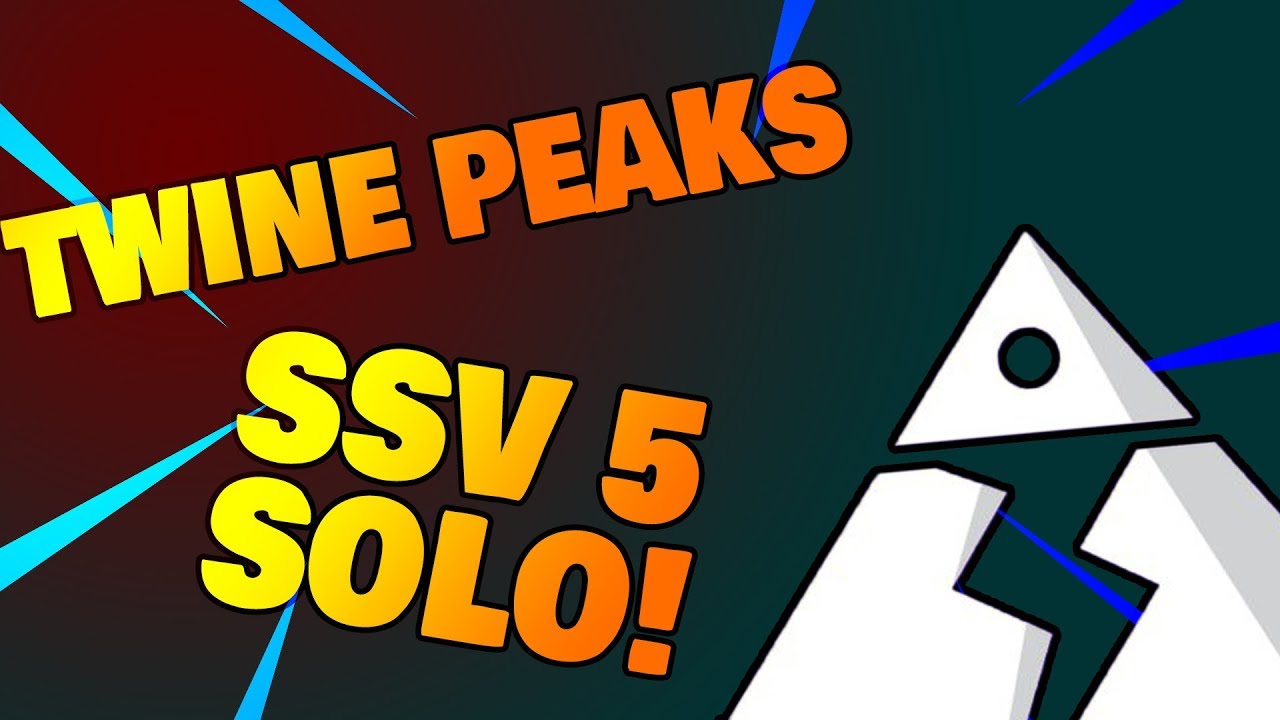 SSV 5 Twine Peaks Solo -  Böser Spawn! | Fortnite Rette die Welt