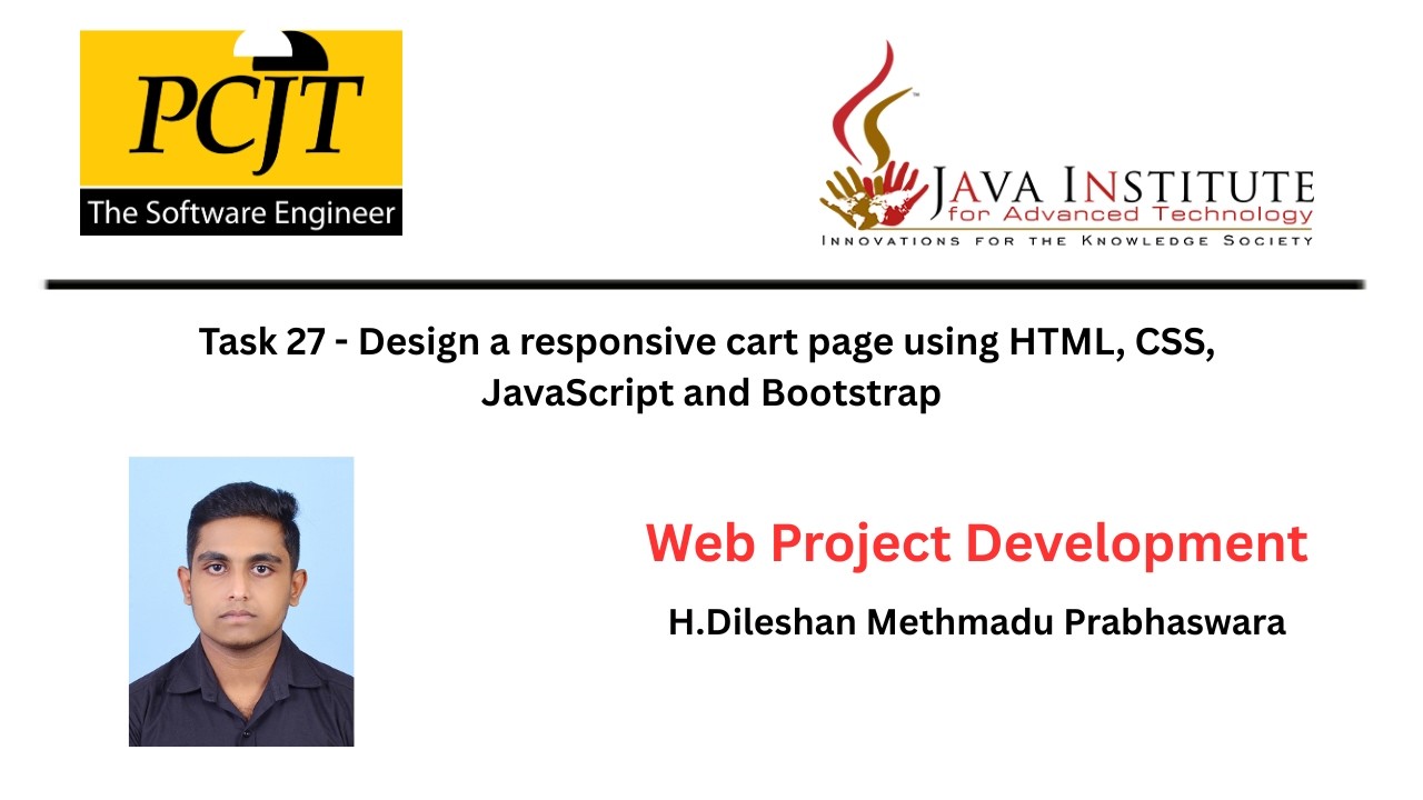 Design a responsive cart page using HTML, CSS, JavaScript and Bootstrap