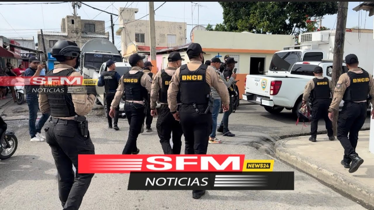 “gran operativo DNCD, DICRIM y DITEL realizan en San Francisco de Macorís”