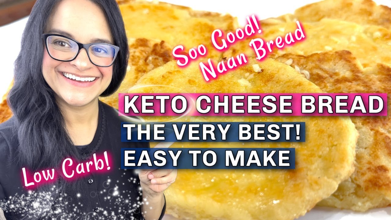 The very best 'Keto Cheese (Naan) Bread' - Easy to make, low carb goodness! Adults and kids love it!