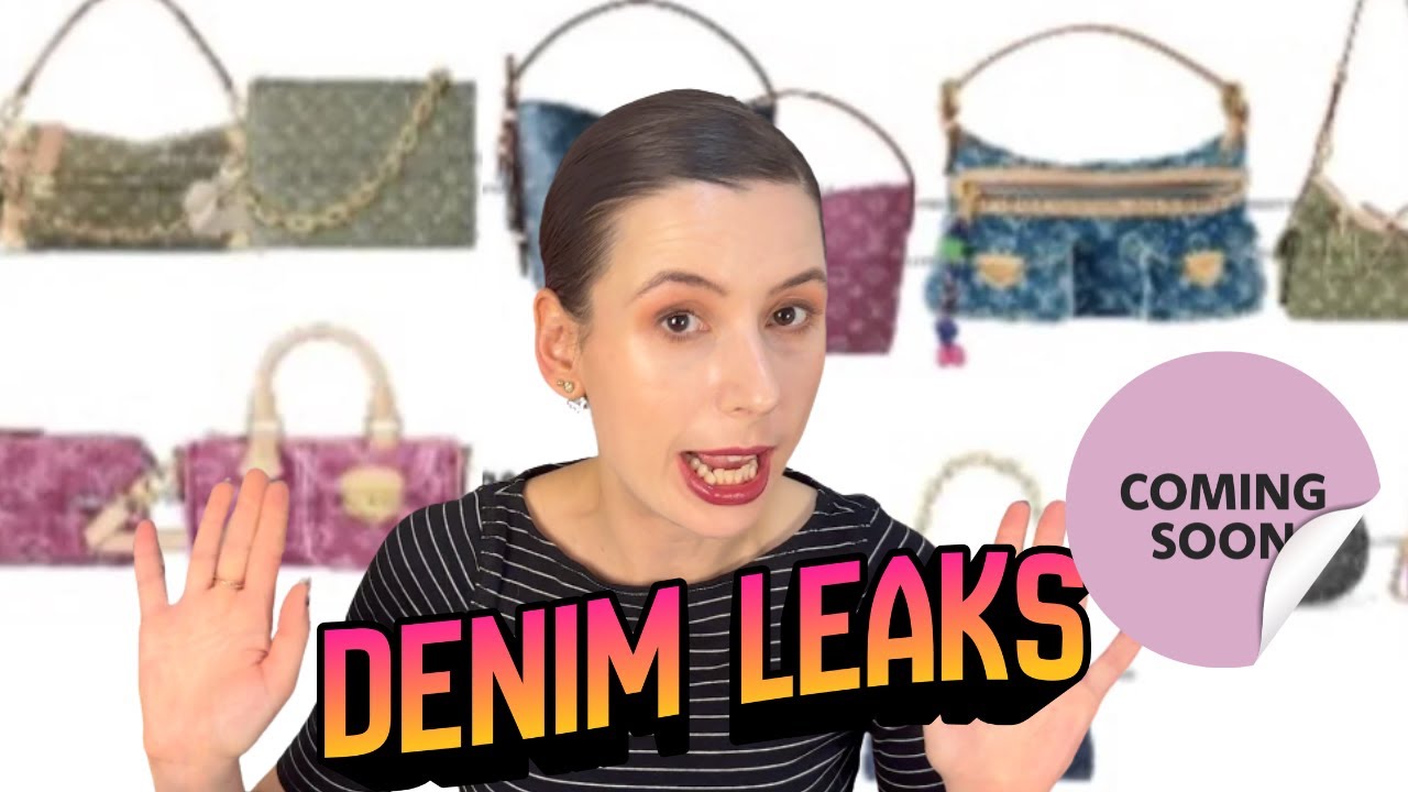 Утечки информации о перезапуске джинсовой коллекции Louis Vuitton в марте 2026 года 👖 Розовый, си...