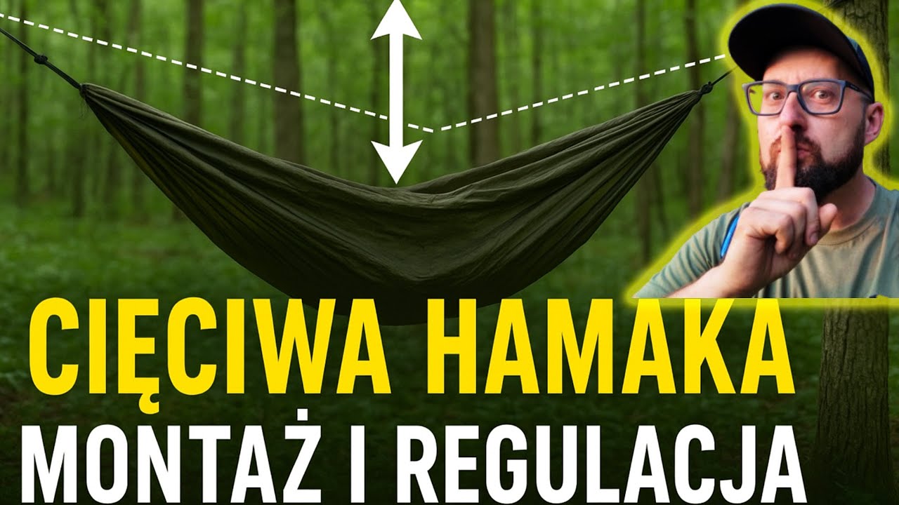 Cięciwa do hamaka – jak ją założyć i ustawić idealny kąt zawieszenia - TIPY NA SZLAKU